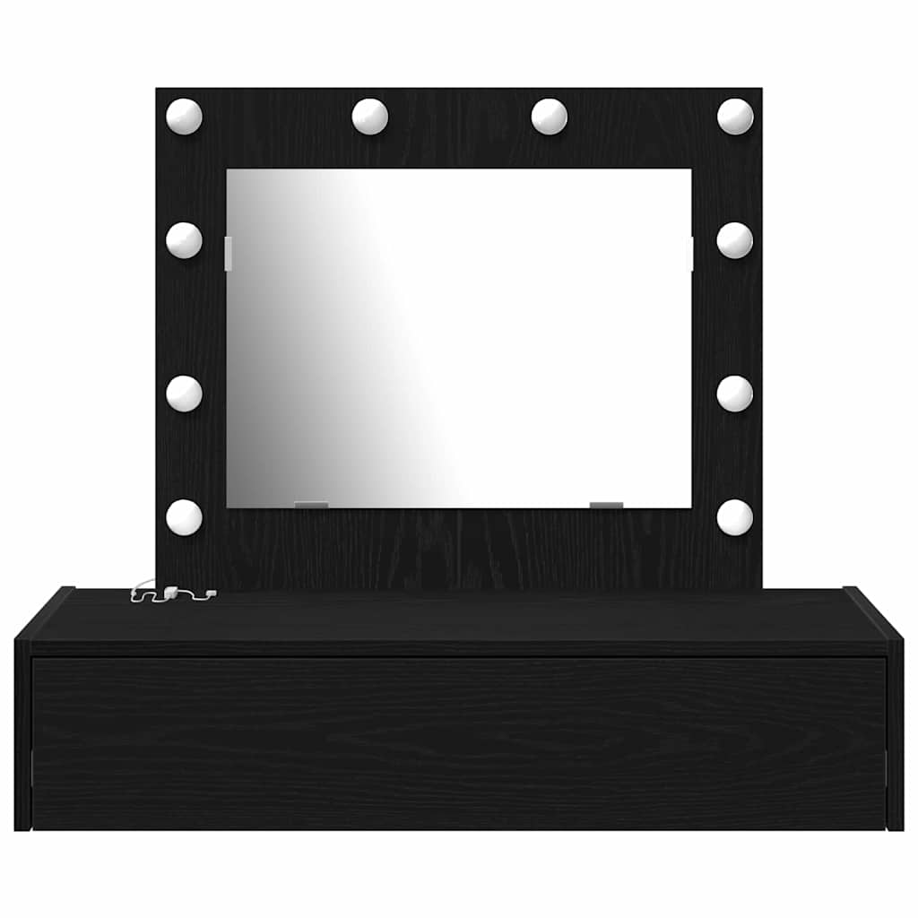 Dressing Table Black 83 x 40 x 70 cm Engineered Wood