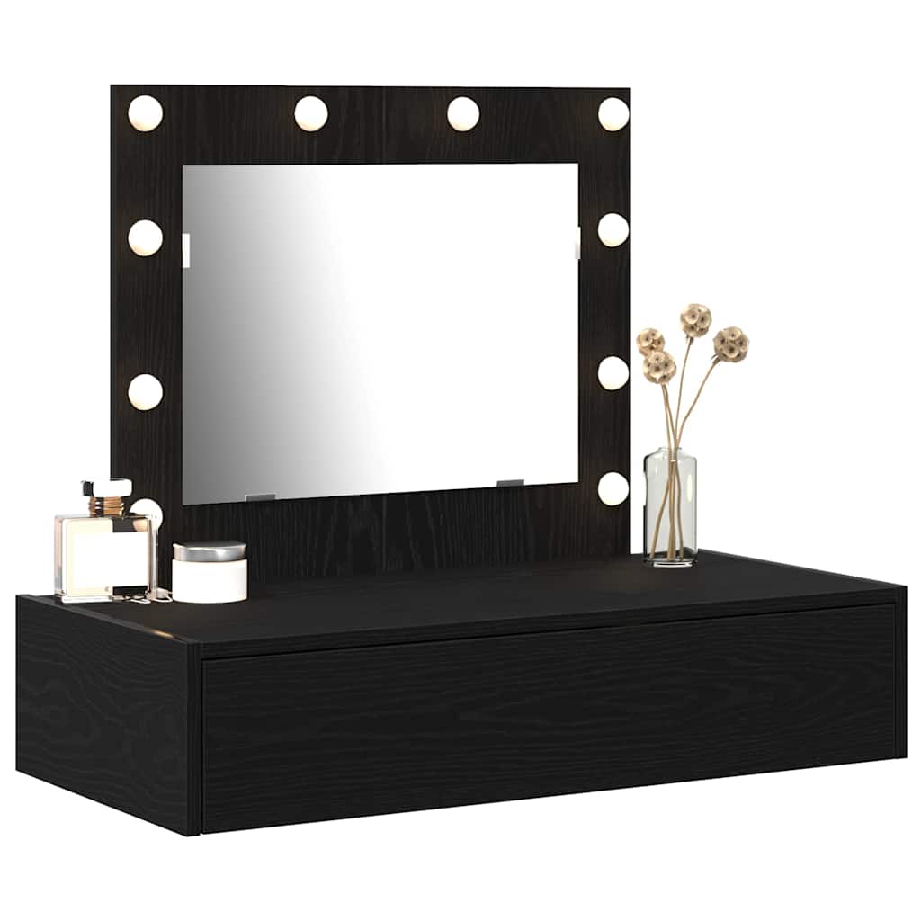 Dressing Table Black 83 x 40 x 70 cm Engineered Wood