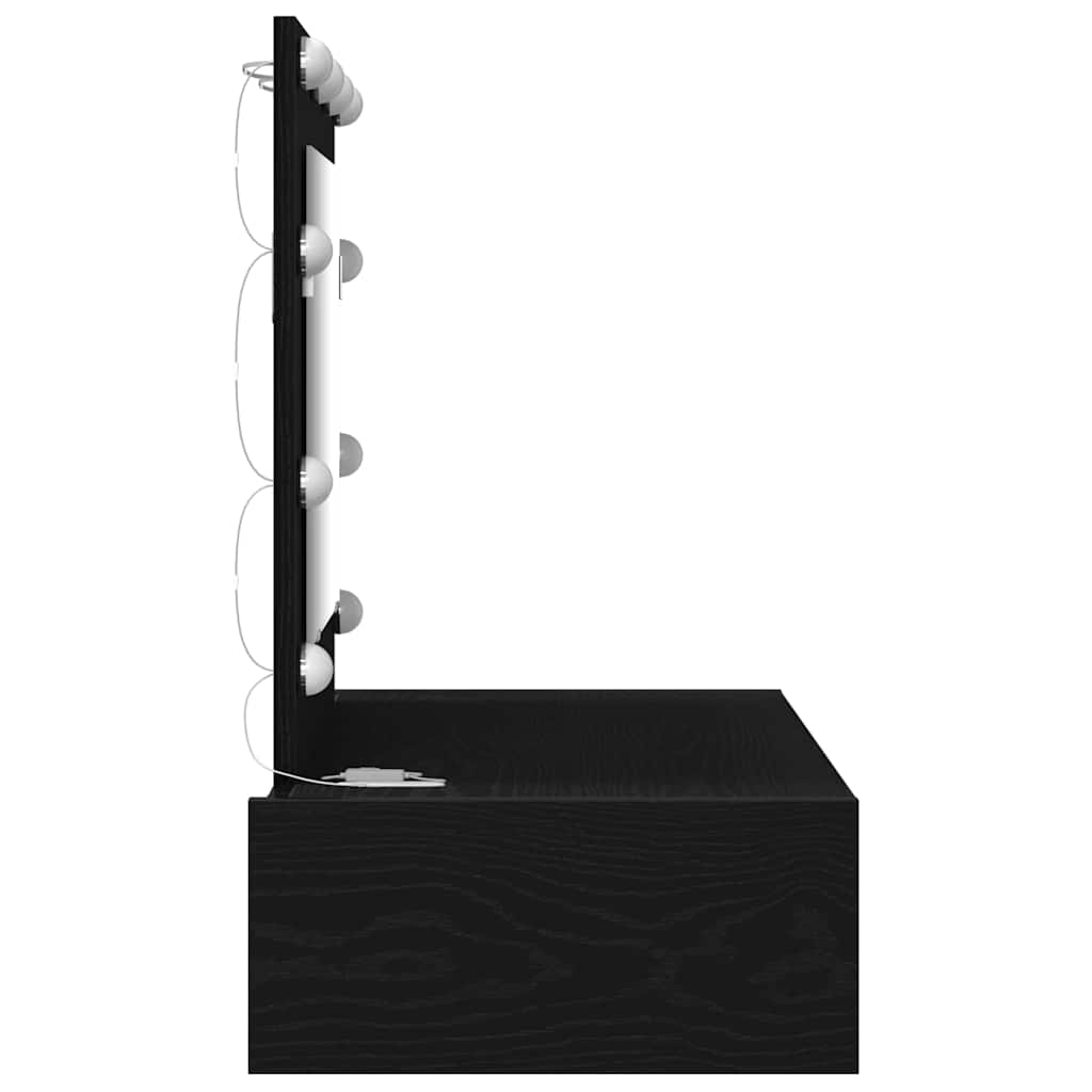 Dressing Table Black 83 x 40 x 70 cm Engineered Wood