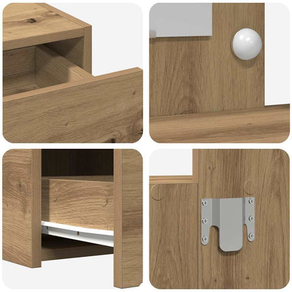 Dressing Table Brown 83 x 40 x 70 cm Engineered Wood