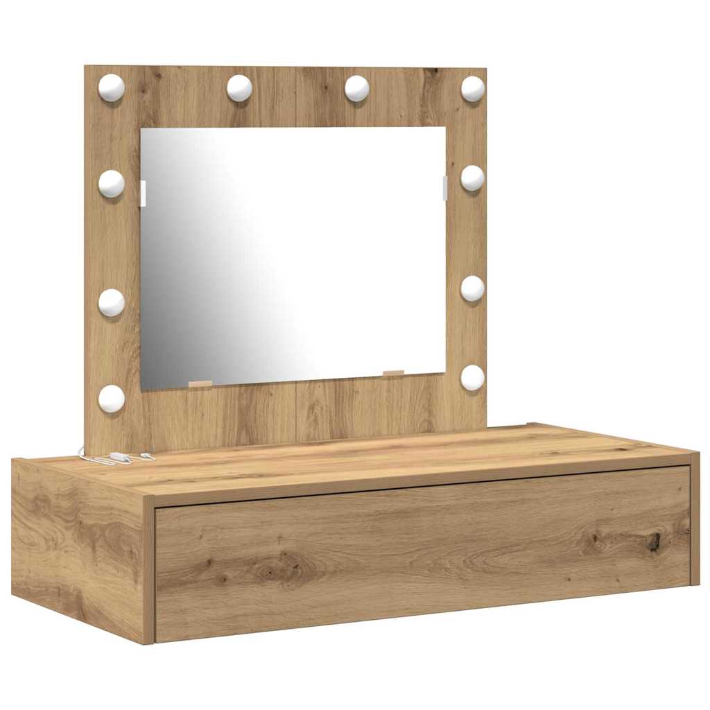 Dressing Table Brown 83 x 40 x 70 cm Engineered Wood