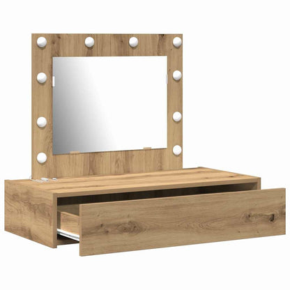 Dressing Table Brown 83 x 40 x 70 cm Engineered Wood