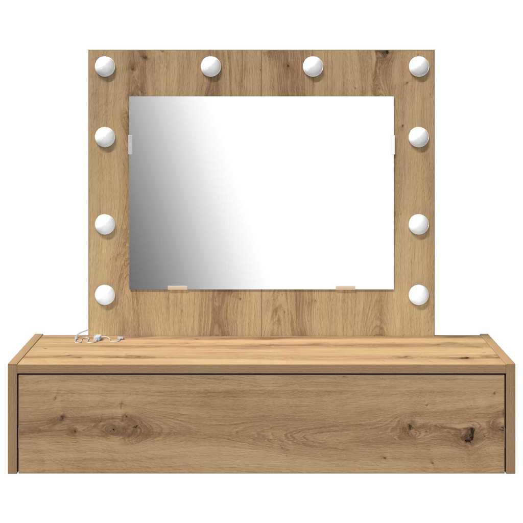 Dressing Table Brown 83 x 40 x 70 cm Engineered Wood