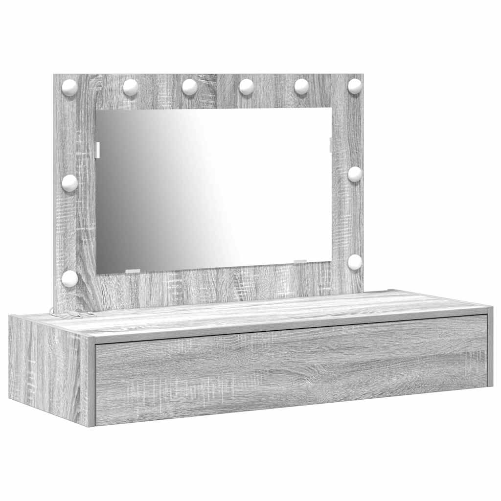 Dressing Table Grey 100 x 40 x 70 cm Engineered Wood
