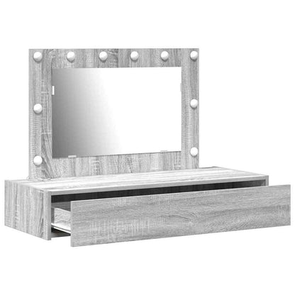 Dressing Table Grey 100 x 40 x 70 cm Engineered Wood