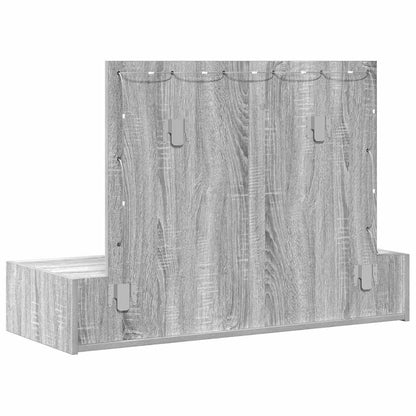 Dressing Table Grey 100 x 40 x 70 cm Engineered Wood