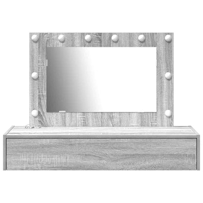 Dressing Table Grey 100 x 40 x 70 cm Engineered Wood