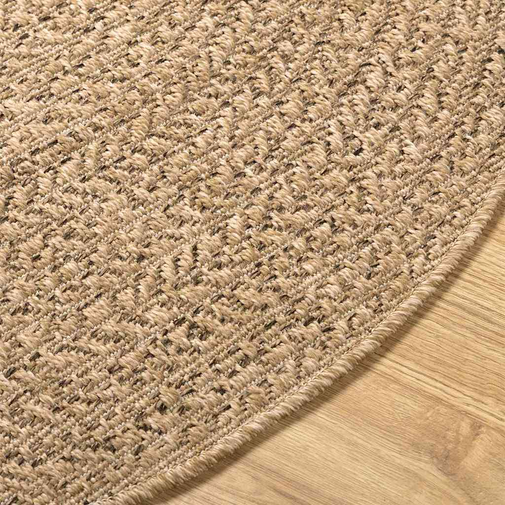 Rug ZIZUR Brown 170 x 120 cm Polypropylene