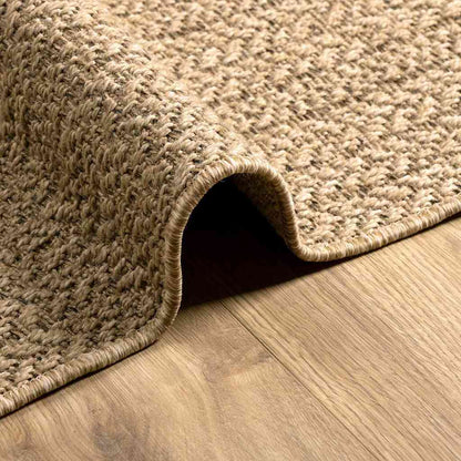 Rug ZIZUR Brown 170 x 120 cm Polypropylene
