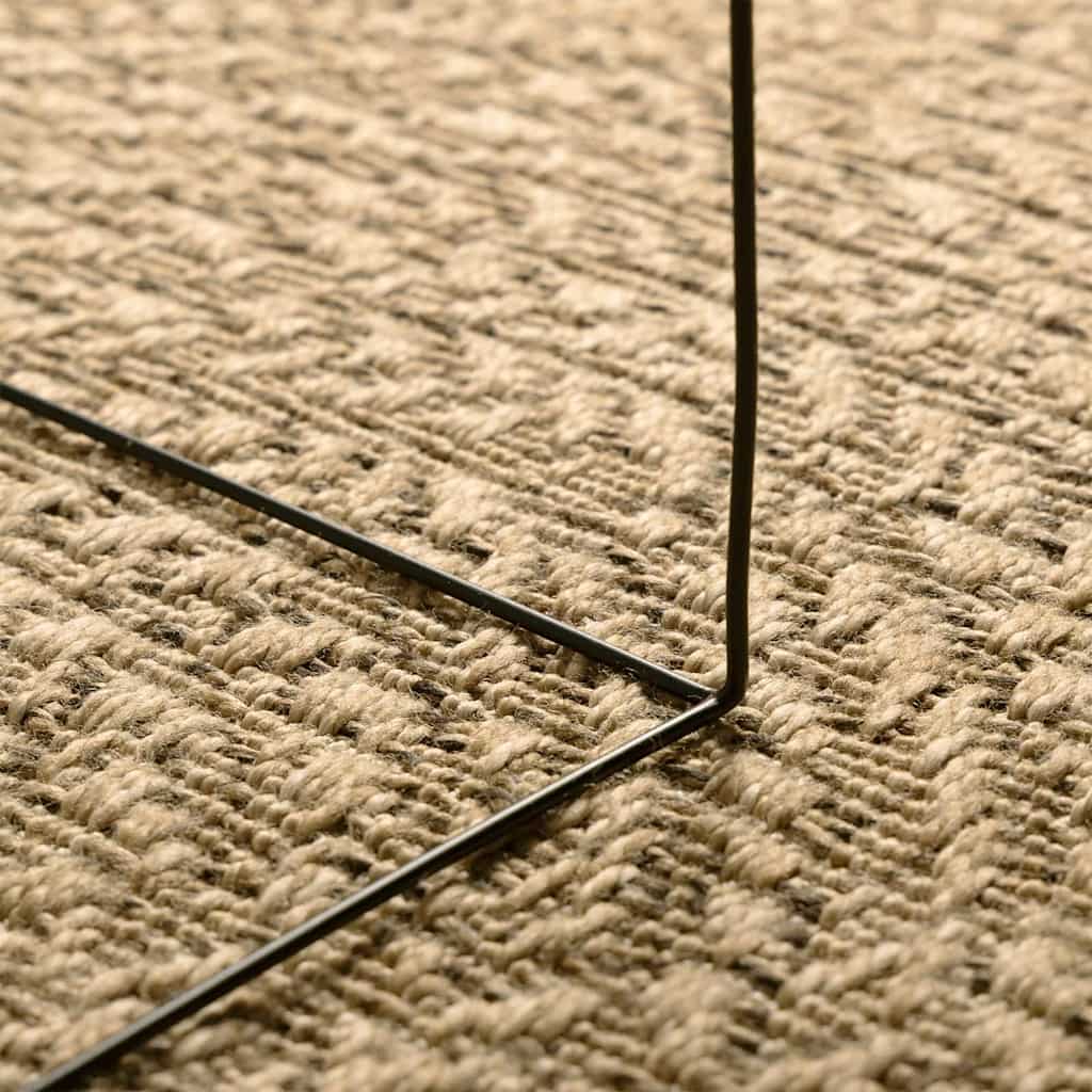 Rug ZIZUR Brown 170 x 120 cm Polypropylene