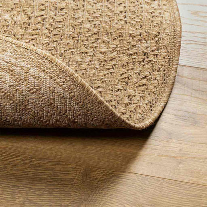 Rug ZIZUR Brown 170 x 120 cm Polypropylene