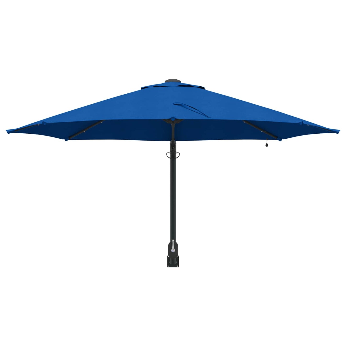 Garden Parasol 248 x 248 x 148 cm Polyester and Steel Azurblau