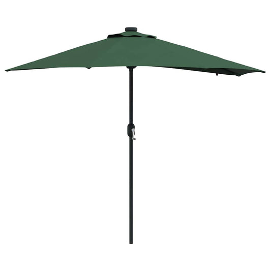 Garden Parasol Green 294 x 150 x 223 cm Fabric