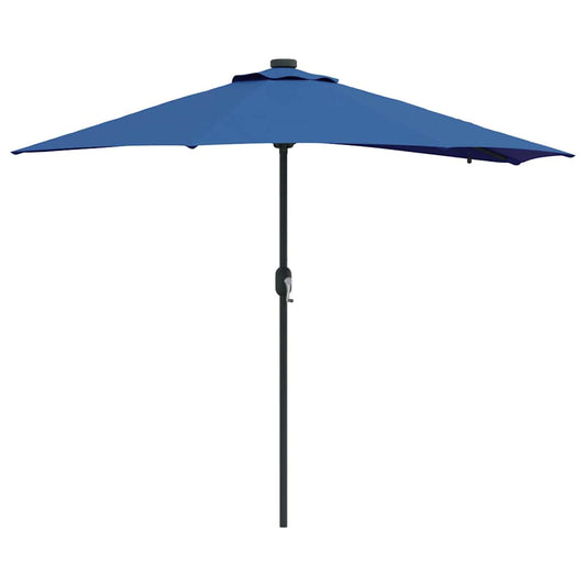Garden Parasol Blue 294 x 150 x 223 cm Fabric