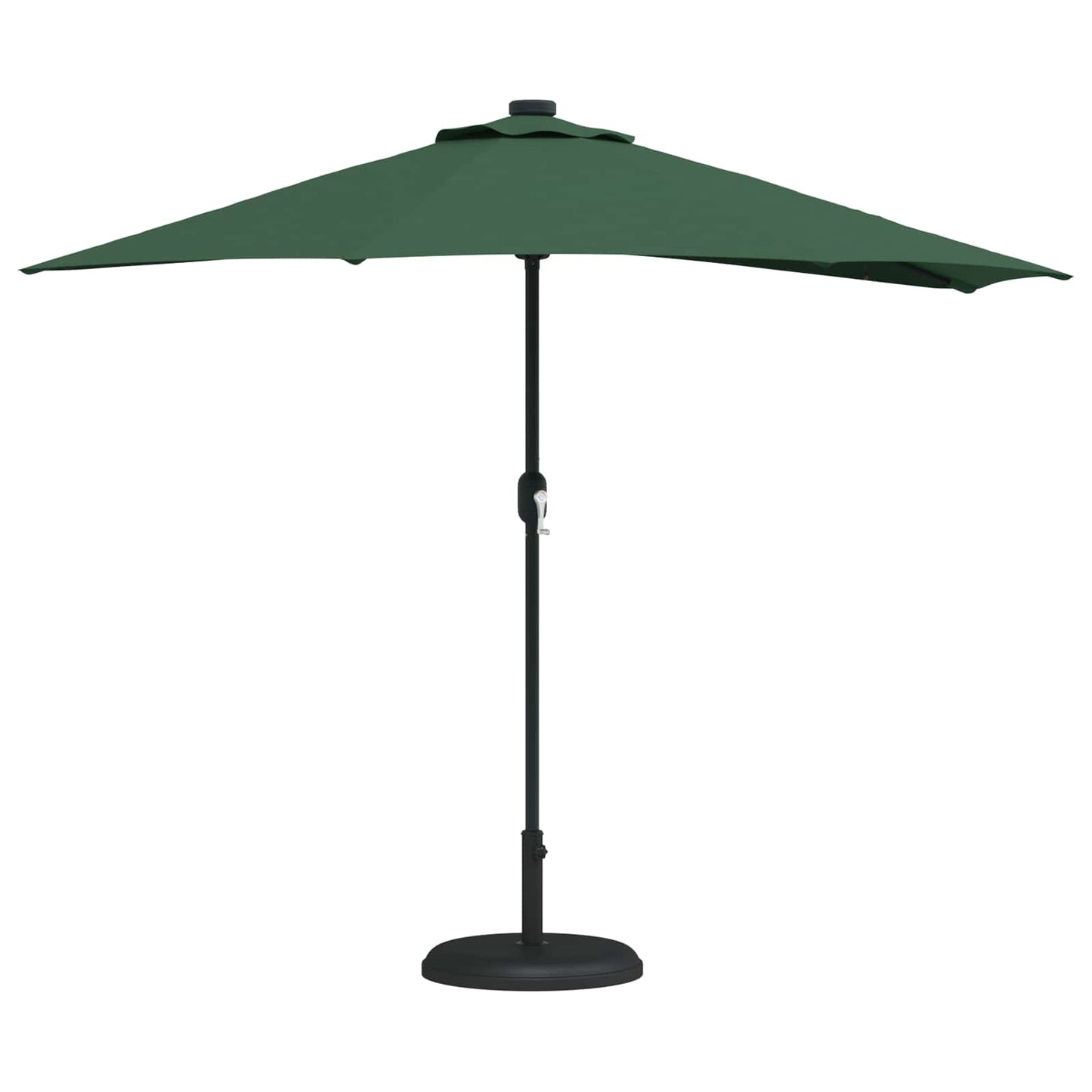 Garden Parasol Green 294 x 150 x 224 cm Polyester and Steel