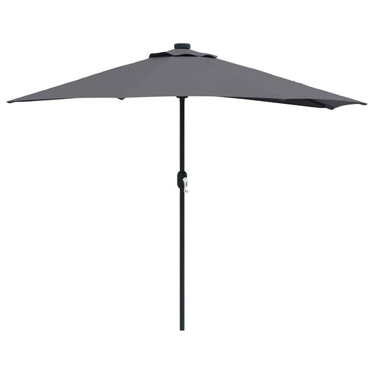 Garden Parasol 294 x 150 x 224 cm Polyester and Steel