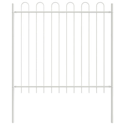 Garden Fence BOXTEL 2 pcs 3.4 x 1 m Powder-coated Steel Grey