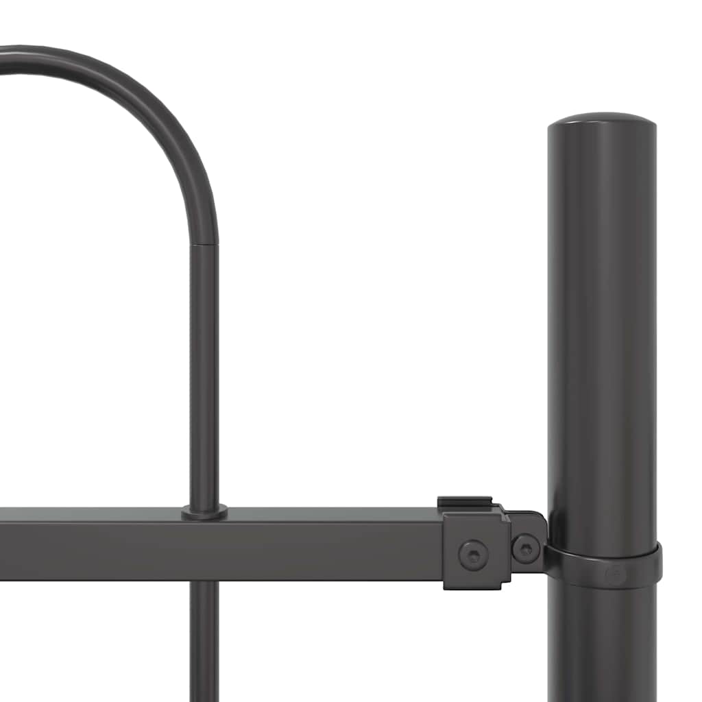 Garden Fence 4 pcs Grey 6.8 x 1.5 m Powder-coated Steel