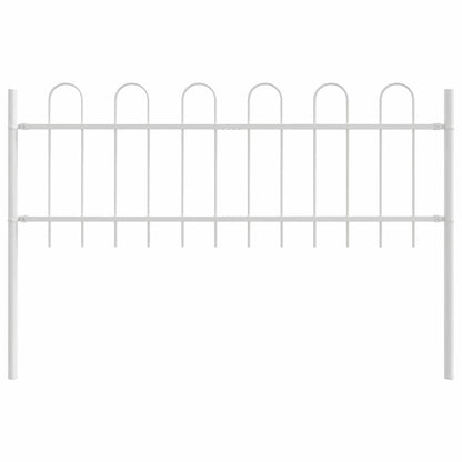 Garden Fence BOXTEL 7 pcs 11.9 x 0.6 m Powder-coated Steel