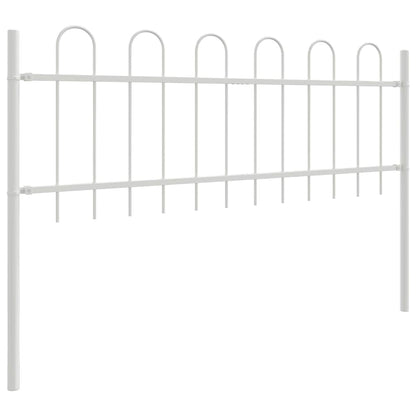 Garden Fence BOXTEL 8 pcs 13.6 x 0.6 m Powder-coated Steel