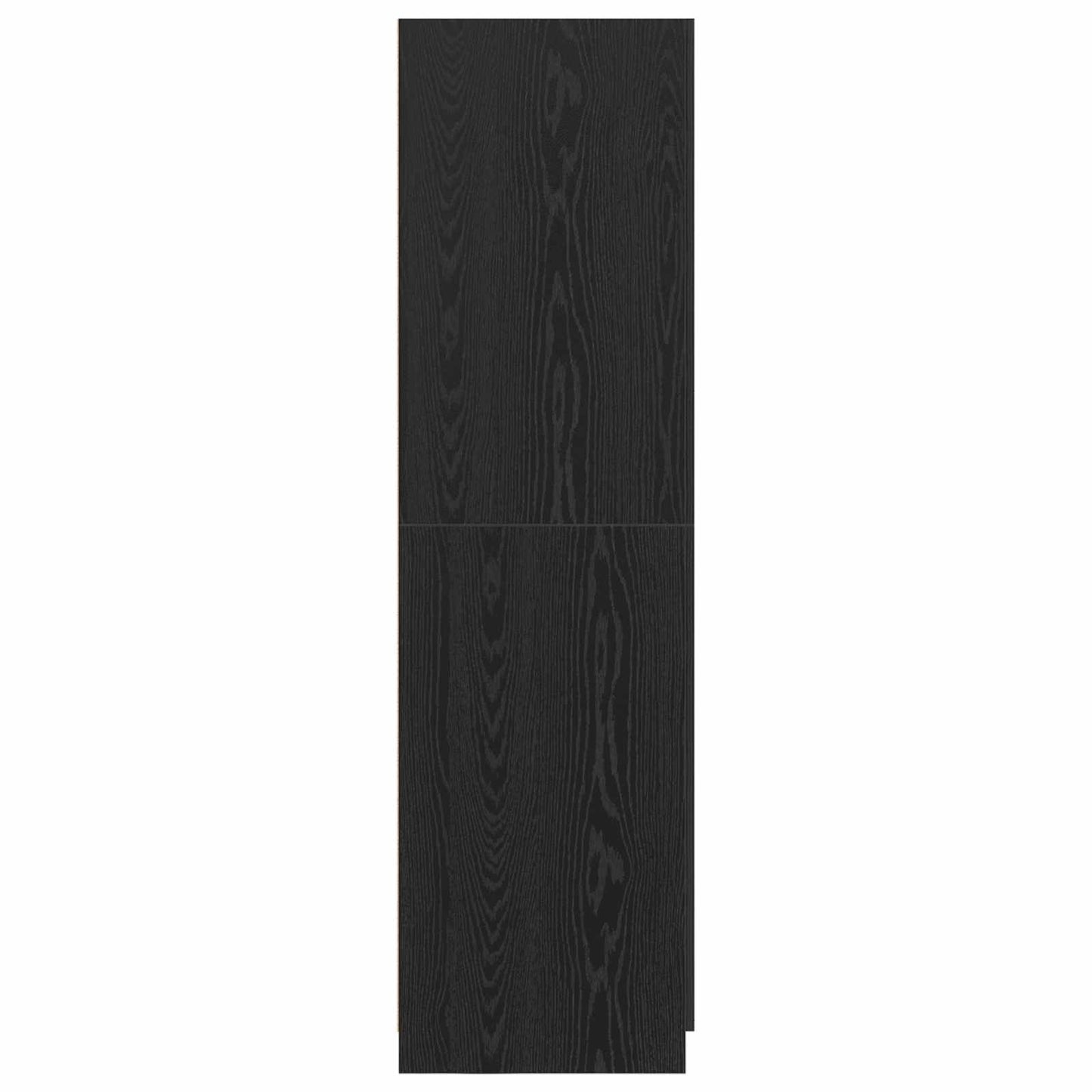 Wardrobe with Door Black Oak 80 x 50.5 x 180 cm Engineered Wood