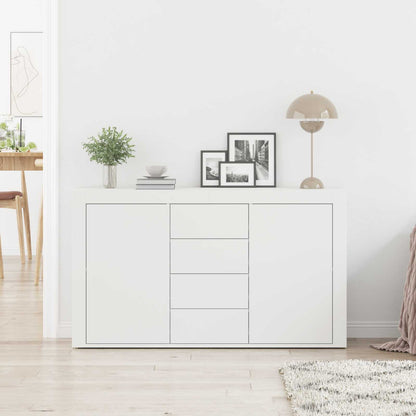 Sideboard with Drawer White 120 x 36 x 69 cm Engineered Wood