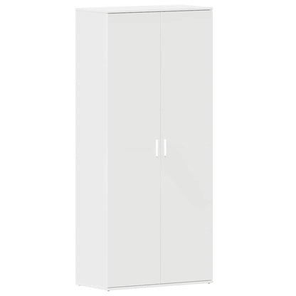 Shoe Cabinet with Shelf White 80 x 39 x 178 cm Engineered Wood