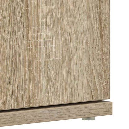 Shoe Cabinet Sonoma Oak 80 x 39 x 178 cm Engineered Wood