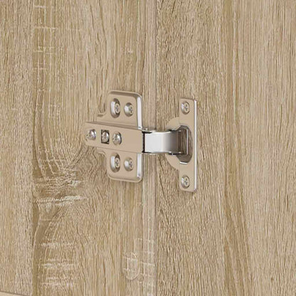 Shoe Cabinet Sonoma Oak 80 x 39 x 178 cm Engineered Wood