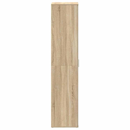 Shoe Cabinet Sonoma Oak 80 x 39 x 178 cm Engineered Wood