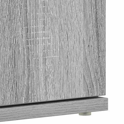Shoe Cabinet Grey Sonoma 80 x 39 x 178 cm Engineered Wood