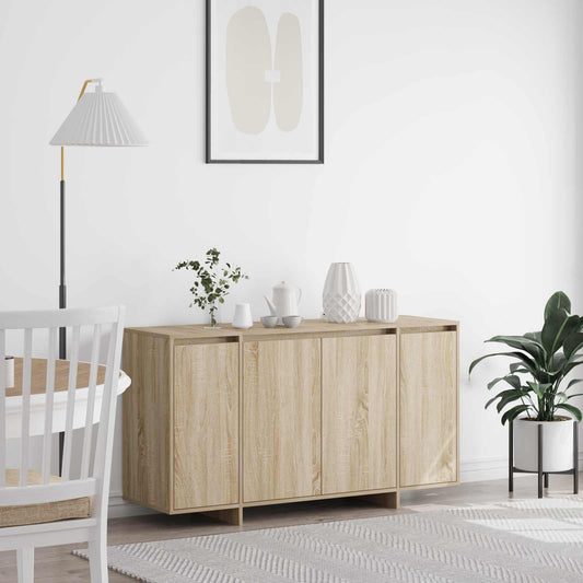 Sideboard Sonoma Oak 135 x 41 x 75 cm Engineered Wood
