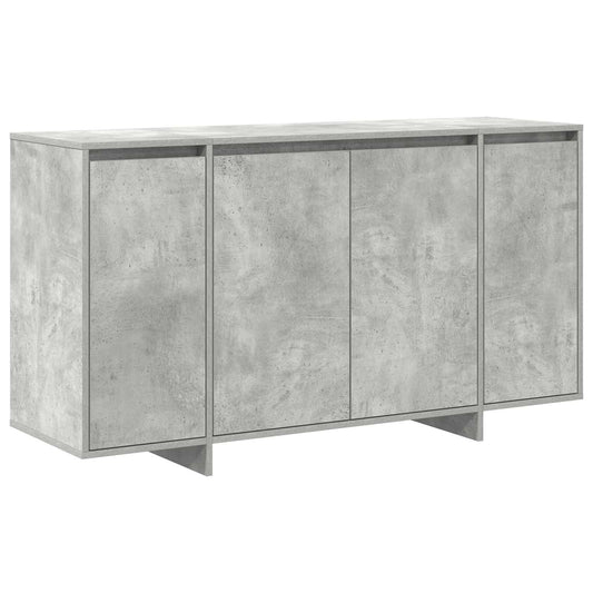 Sideboard Concrete Grey 135 x 41 x 75 cm Engineered Wood
