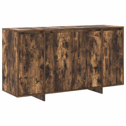 Sideboard Smoked Oak 135 x 41 x 75 cm Engineered Wood