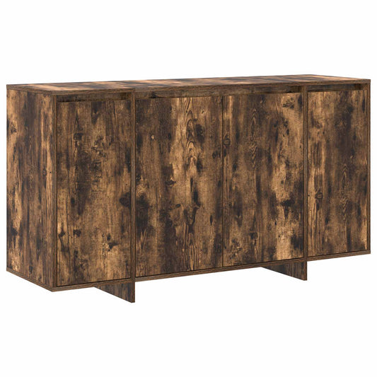 Sideboard Smoked Oak 135 x 41 x 75 cm Engineered Wood