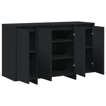 Sideboard Black 120 x 41 x 75 cm Engineered wood