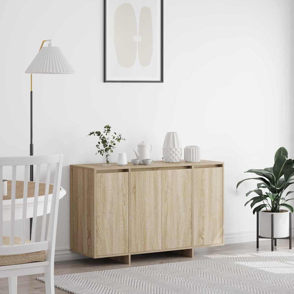 Sideboard Sonoma oak 120 x 41 x 75 cm Engineered wood