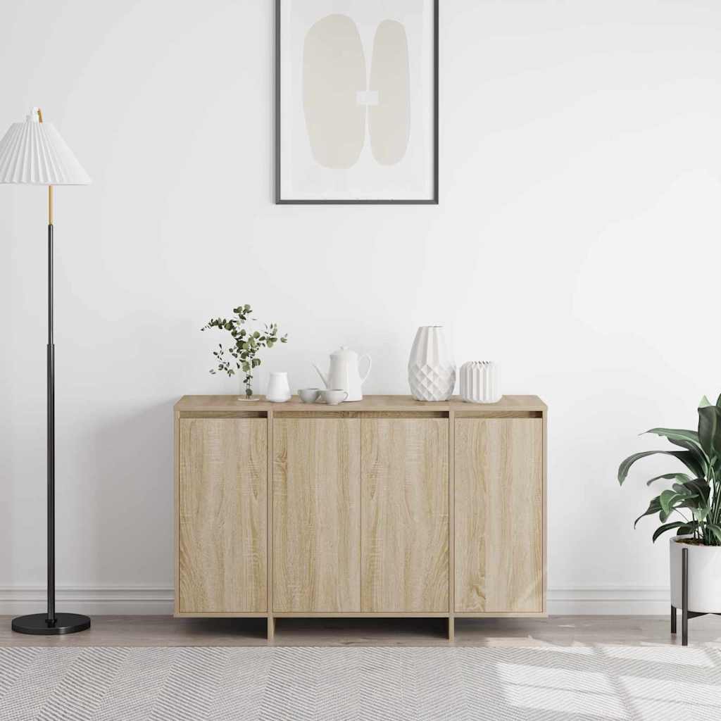 Sideboard Sonoma oak 120 x 41 x 75 cm Engineered wood