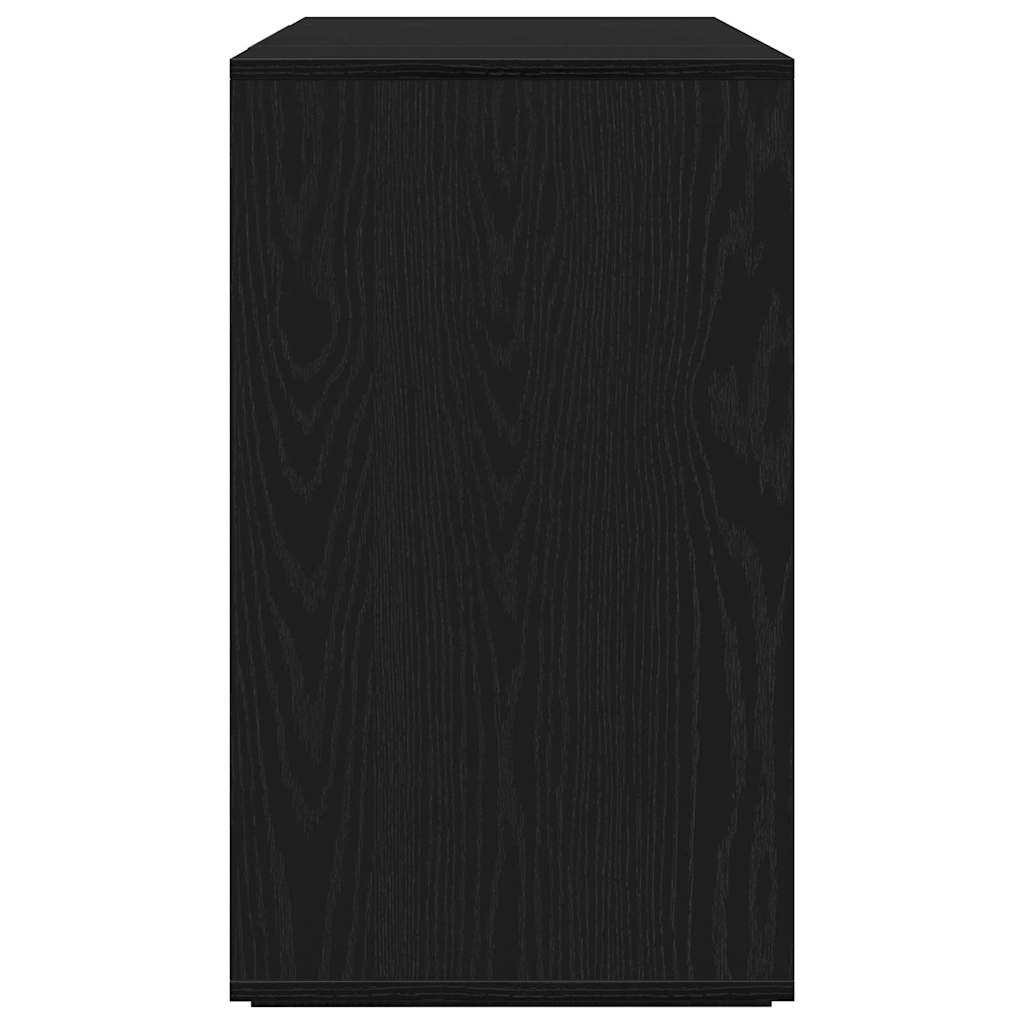 Sideboard Black oak 120 x 41 x 75 cm Engineered wood