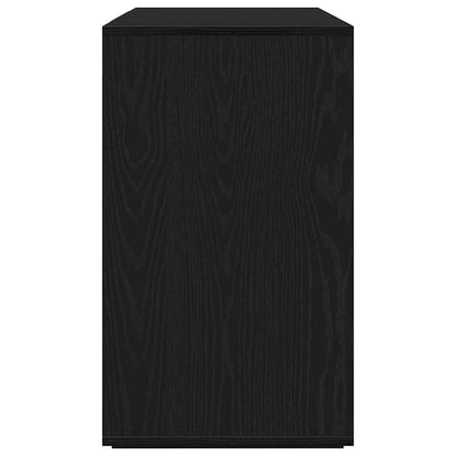 Sideboard Black oak 120 x 41 x 75 cm Engineered wood