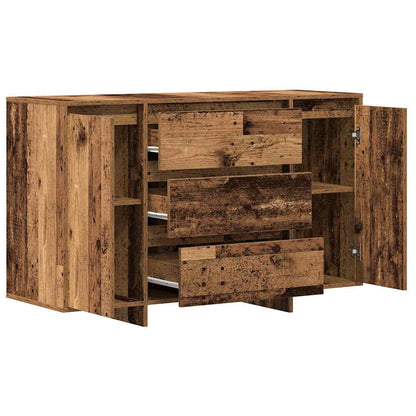 Sideboard with Drawer Old Wood 120 x 41 x 75 cm Engineered Wood