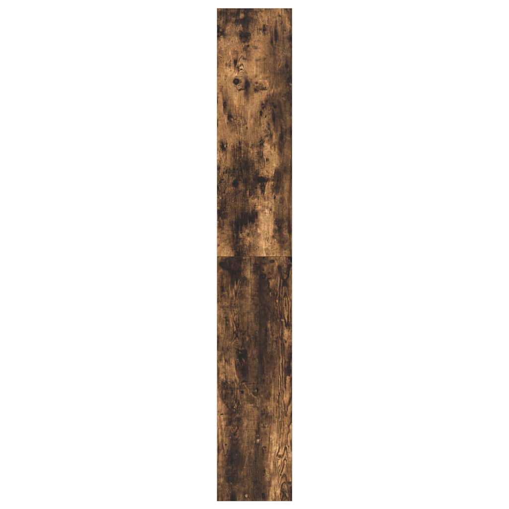 Book Cabinet Smoked Oak 80 x 30 x 198 cm Engineered Wood