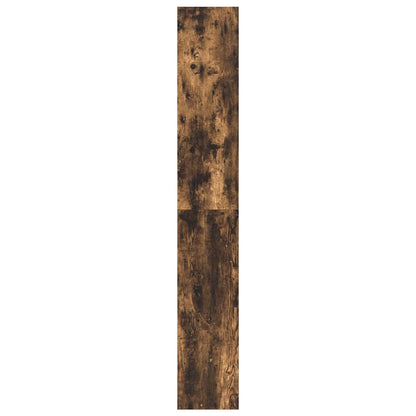 Book Cabinet Smoked Oak 80 x 30 x 198 cm Engineered Wood