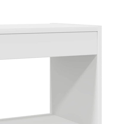 Book Cabinet White 100 x 30 x 198 cm Engineered Wood