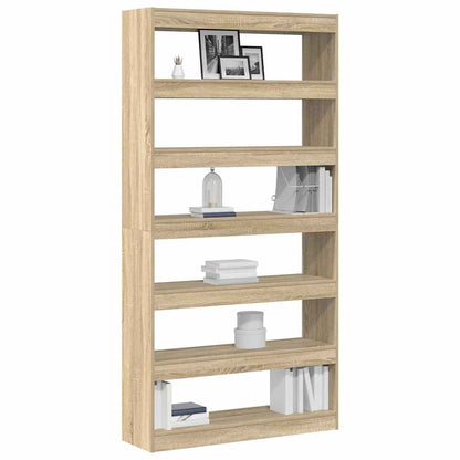 Book Cabinet Sonoma Oak 100 x 30 x 198 cm Engineered Wood