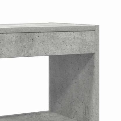 Book Cabinet Concrete Grey 100 x 30 x 198 cm Engineered Wood