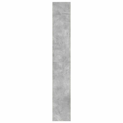 Book Cabinet Concrete Grey 100 x 30 x 198 cm Engineered Wood