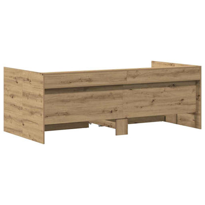 Daybed with Drawer Artisan Oak 90 x 190 cm Engineered Wood