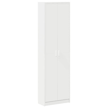 Wardrobe with Shelf White 55 x 25 x 189 cm Engineered Wood