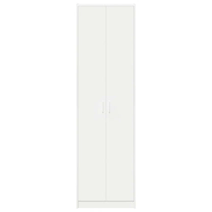 Wardrobe with Shelf White 55 x 25 x 189 cm Engineered Wood